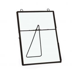 Frame voor droogbloemen etc. zwart 18cm hoog (4 st.) [IFS-30245]