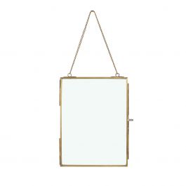 Frame voor droogbloemen etc. messing 20,5cm hoog (6 st.) [IFS-30247]