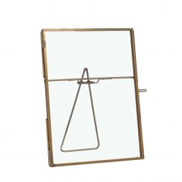 Frame voor droogbloemen etc. messing 18cm hoog (4 st.) [IFS-30250]