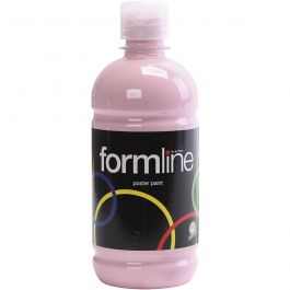 Peinture à la détrempe Mate, rose, 500 ml/ 1 flacon [HOB-642042]
