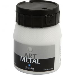 Hobbyverf Metallic, zilver(5110), 250 ml/ 1 fles [HOB-30704]