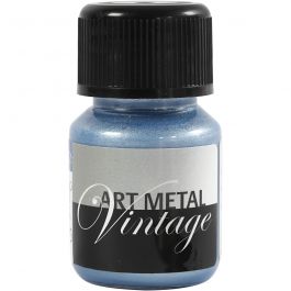 Hobbyverf Metallic, Parelmoer blauw(5031), 30 ml/ 1 fles [HOB-307120]