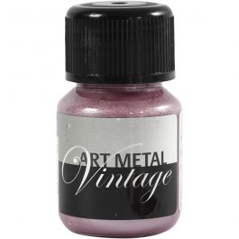 Hobbyverf Metallic, Parelmoer rood(5096), 30 ml/ 1 fles [HOB-307130]