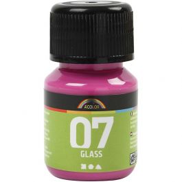 A-Color Glass, roze, 30 ml/ 1 fles [HOB-31389]