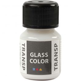 Glass Color Transparent, wit, 30 ml/ 1 fles [HOB-31670]