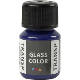 Glass Color transparente, bleu brillant, 30 ml/ 1 flacon [HOB-31676]