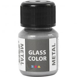 Glass Metal, argent, 30 ml/ 1 flacon [HOB-31775]