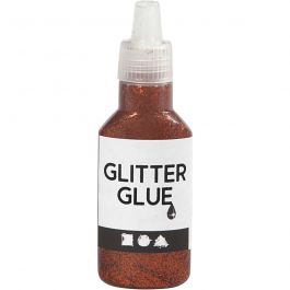 Colle à paillettes, orange, 25 ml/ 1 flacon [HOB-318230]