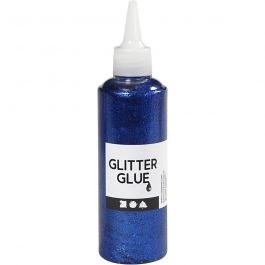 Colle à paillettes, bleu foncé, 118 ml/ 1 flacon [HOB-31825]