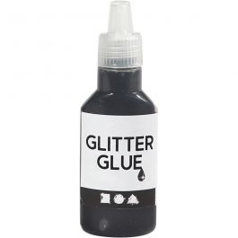 Colle à paillettes, noir, 25 ml/ 1 flacon [HOB-318300]