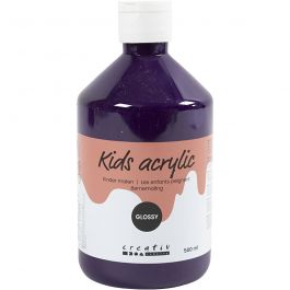 Peinture Acrylique Brillante, violet, 500 ml/ 1 flacon [HOB-32022]