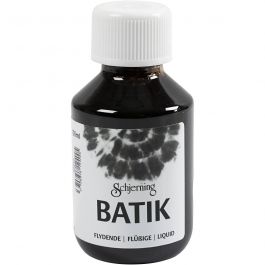 Peinture Batik pour textile, noir, 100 ml/ 1 flacon [HOB-33344]
