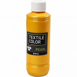 Textile Color, nacré, jaune, 250 ml/ 1 flacon [HOB-33708]