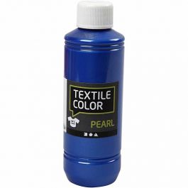 Textile Color, nacré, bleu, 250 ml/ 1 flacon [HOB-33728]