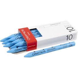CARAN D’ACHE Neocolor I, L: 10 cm, dikte 8,5 mm, light blue (161), 10 stuk/ 1 doos [HOB-34005]