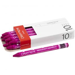 Caran d'Ache Aquarelle Neocolor 2, L: 10cm, ép. 8,5 mm, crimson (090), 10 pièces/ 1 Pq. [HOB-34058]