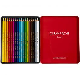 CARAN D’ACHE Supracolor II, L: 17cm, mine 3.8 mm, ass. de couleurs, 18 pièces/ 1 Pq. [HOB-34097]