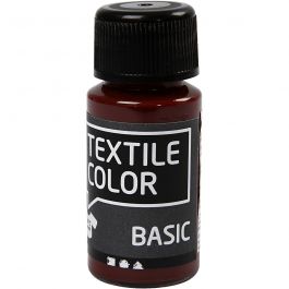 Textielkleur, bruin, 50 ml/ 1 fles [HOB-34200]