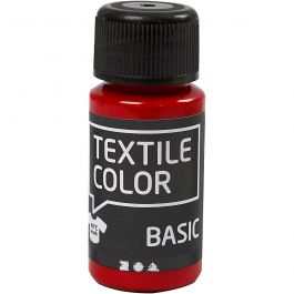 Textielkleur, rood, 50 ml/ 1 fles [HOB-34202]
