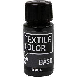 Textielkleur, zwart, 50 ml/ 1 fles [HOB-34206]