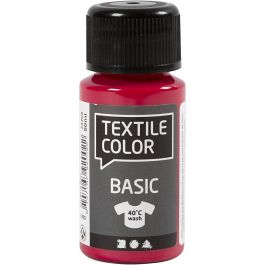 Textielkleur, primair rood, 50 ml/ 1 fles [HOB-34208]