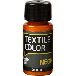 Textielkleur, neon oranje, 50 ml/ 1 fles [HOB-342130]