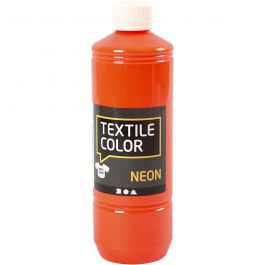Textile Color, orange néon, 500 ml/ 1 flacon [HOB-34213]
