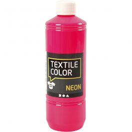 Textile Color, rose néon, 500 ml/ 1 flacon [HOB-34214]