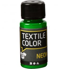Textielkleur, neon groen, 50 ml/ 1 fles [HOB-342260]