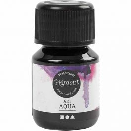 Vloeibare Aquarelverf, zwart, 30 ml/ 1 fles [HOB-34379]