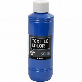 Textielkleur, dekkend, brilliant blauw, 250 ml/ 1 fles [HOB-34618]