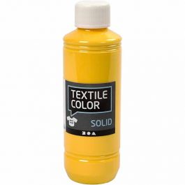 Textielkleur, dekkend, geel, 250 ml/ 1 fles [HOB-34624]