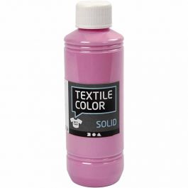 Textielkleur, dekkend, roze, 250 ml/ 1 fles [HOB-34625]