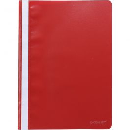 Presentatiefolders, A4, rood, 50 stuk/ 1 doos [HOB-212034]