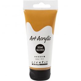 Peinture Acrylique, semi-brillant, opaque, ochre, 75 ml/ 1 flacon [HOB-35154]