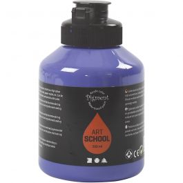 Peinture Acrylique, semi-brillant, semi transparent, violet blue, 500 ml/ 1 flacon [HOB-35430]