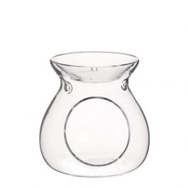 Waxinekaars Houder Glas Ø10 x 10 cm met 3 luchtgaten (1 stuk) [IFS-36001]