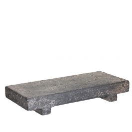 Plateau en ciment gris foncé 8,5x3,5x20 cm (4 pcs) [IFS-36053]