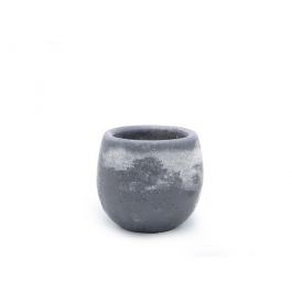 Bol aromatique Gris foncé Parfum de lavande Ø9x8cm (6 Pcs) [IFS-36213]