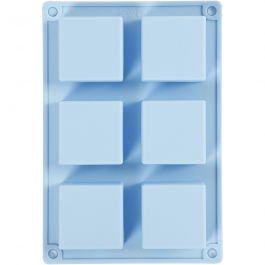 Siliconen vormen, H: 2,5 cm, L: 5 cm, B: 5 cm, 60 ml, 1 stuk [HOB-371811]
