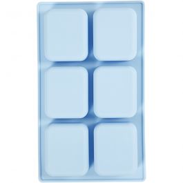 Siliconen vormen, H: 2,5 cm, L: 7 cm, B: 5,9 cm, 100 ml, 1 stuk [HOB-371812]