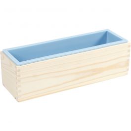 Silicone vorm, H: 8 cm, L: 27,5 cm, B: 8,6 cm, 1500 ml, 1 stuk [HOB-371813]