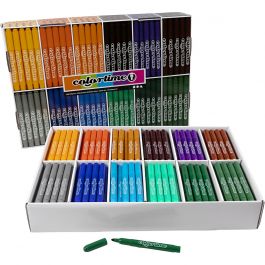 Colortime stiften, lijndikte 5 mm, extra kleuren, 12x24 stuk/ 1 doos [HOB-37346]