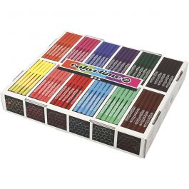 Colortime stiften, lijndikte 2 mm, diverse kleuren, 12x24 stuk/ 1 doos [HOB-373545]