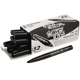 BIC Feutre Visacolor, trait 3 mm, noir, 12 pièces/ 1 Pq. [HOB-37409]