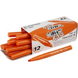 BIC Feutre Visacolor, trait 3 mm, orange moyen, 12 pièces/ 1 Pq. [HOB-37412]