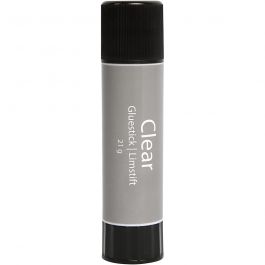 Transparante Lijmstift, rond, 21 gr, 1 stuk [HOB-39042]