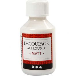 Decoupagelak, matt, 100 ml/ 1 fles [HOB-392021]