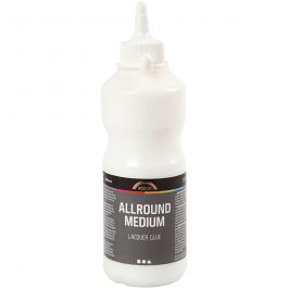 Allround medium lijmlak, 500 ml/ 1 fles [HOB-39210]