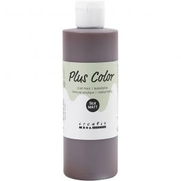 Plus Color Acrylverf, chocolate, 250 ml/ 1 fles [HOB-39401]